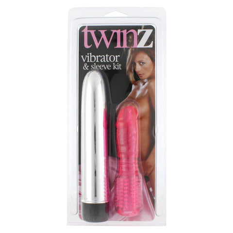 Twinz Vibrator And Sleeve Kit - Adult Planet - Online Sex Toys Shop UK