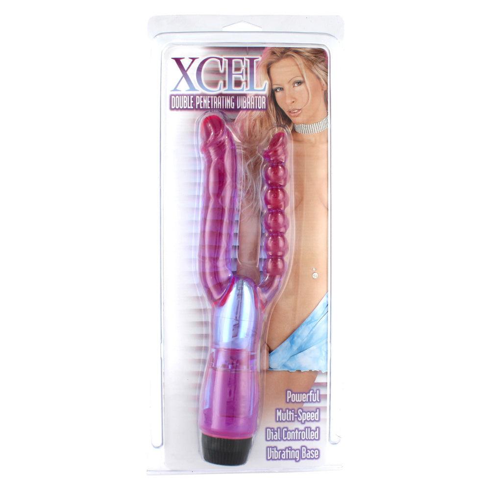 XCEL Double Penetrating Vibrator - Adult Planet - Online Sex Toys Shop UK