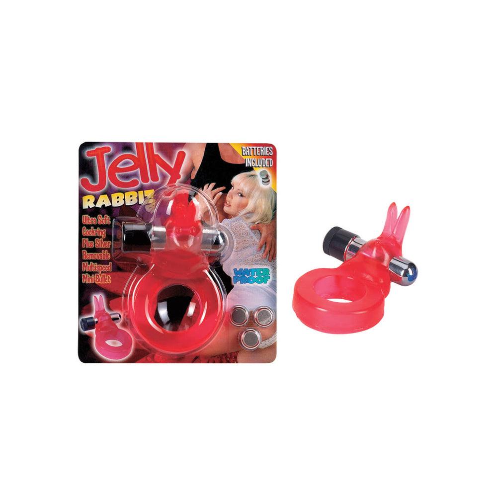 Jelly Rabbit Vibrating Cock Ring - Adult Planet - Online Sex Toys Shop UK
