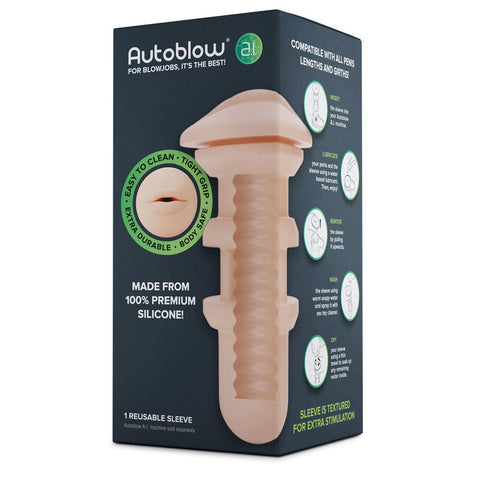 Autoblow A.I Reusable Mouth Sleeve - Adult Planet - Online Sex Toys Shop UK
