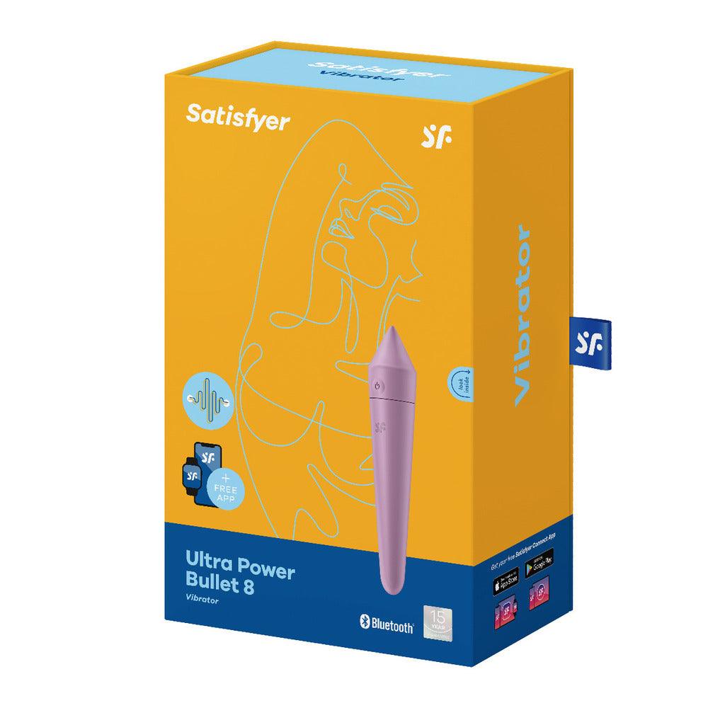 Satisfyer Ultra Power Bullet 8 With App Control Lilac - Adult Planet - Online Sex Toys Shop UK