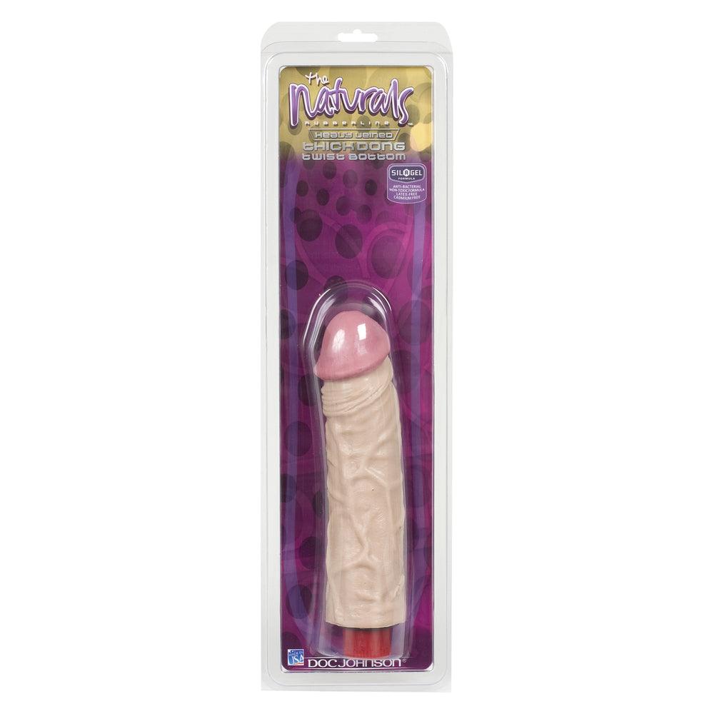 The Naturals Heavy Veined 8 Inch Vibrating Dong Thick - Adult Planet - Online Sex Toys Shop UK
