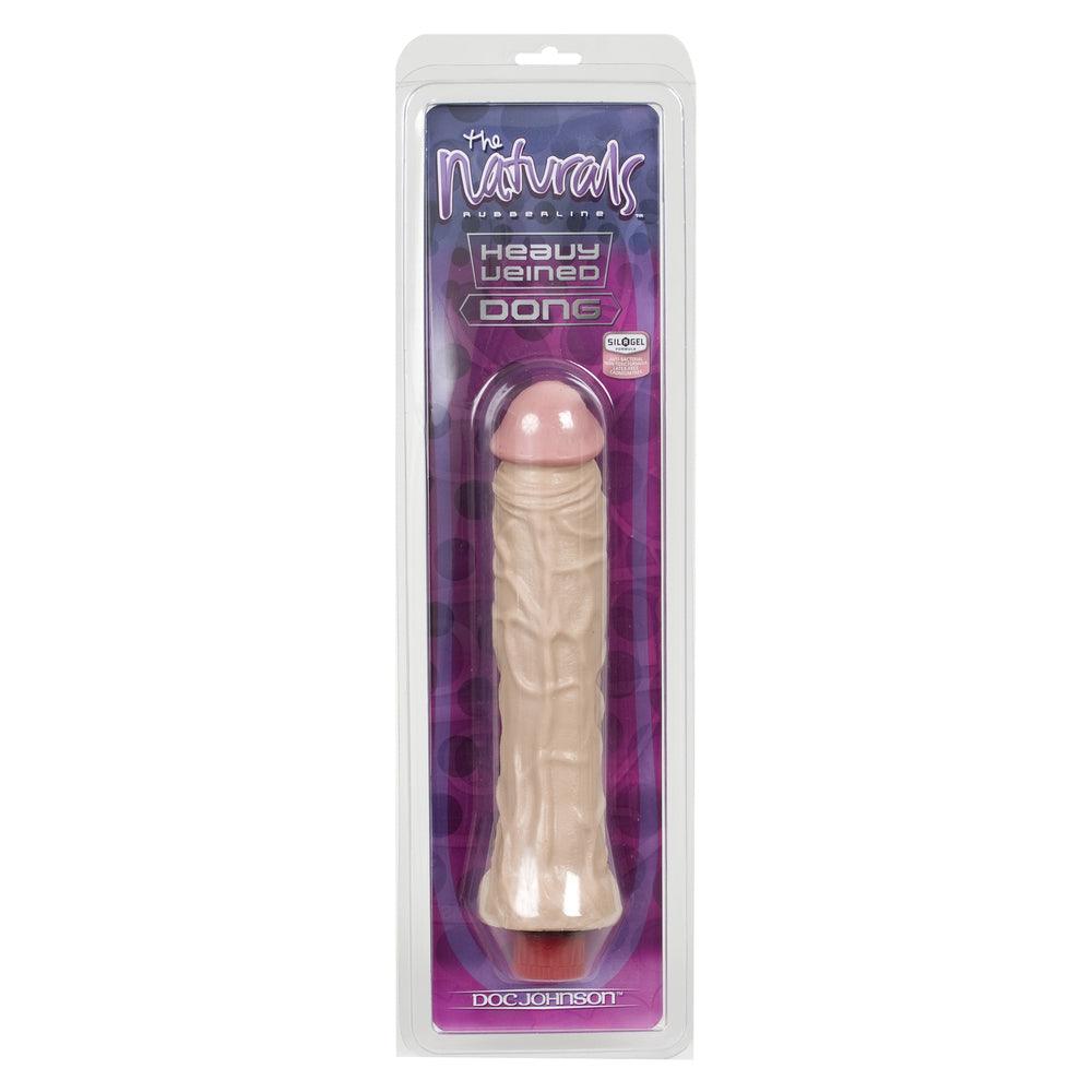 The Naturals Heavy Veined 8 Inch Vibrating Dong Thin - Adult Planet - Online Sex Toys Shop UK