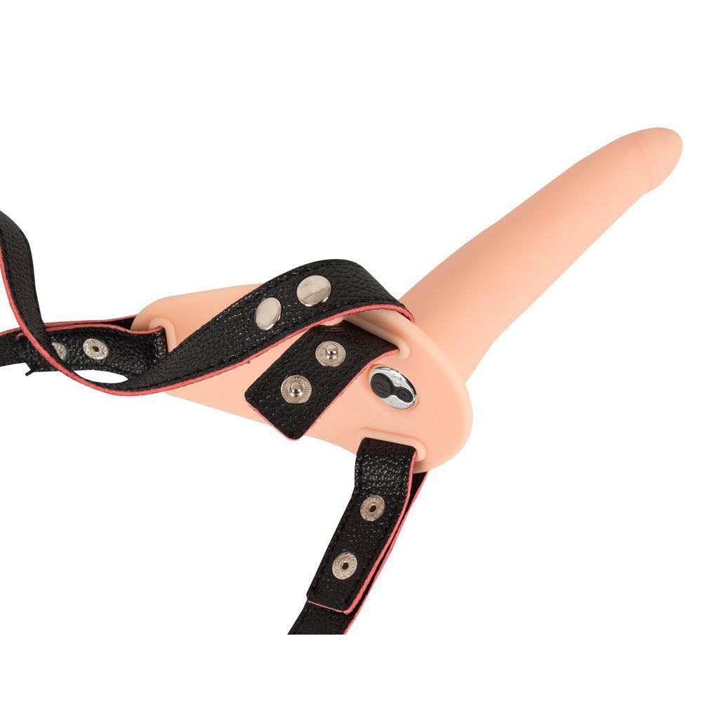 Soft Touch Silicone Rechargeable Vibrating Strap On - Adult Planet - Online Sex Toys Shop UK