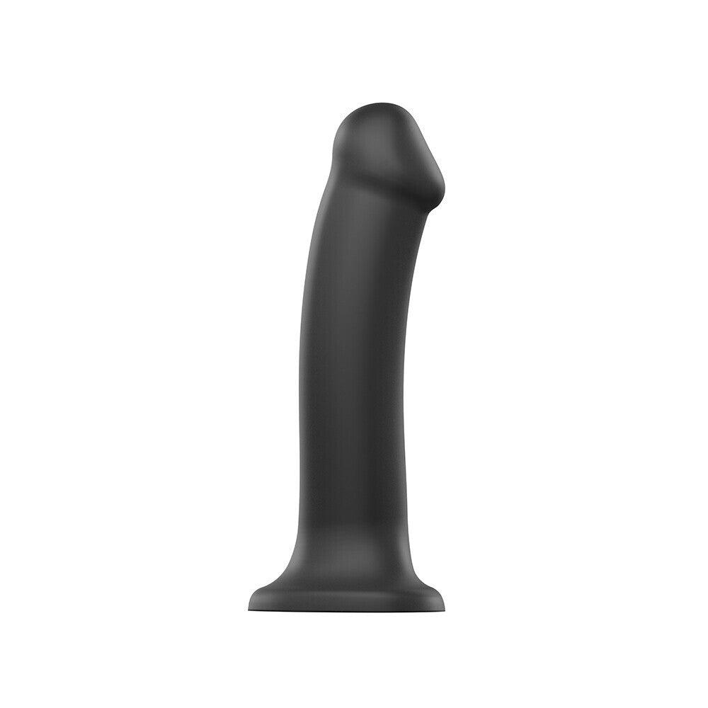 Strap On Me Silicone Dual Density Bendable Dildo Small Black - Adult Planet - Online Sex Toys Shop UK