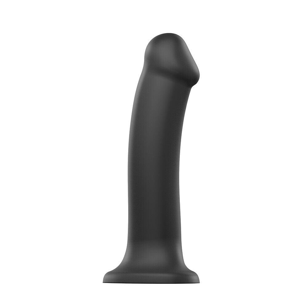 Strap On Me Silicone Dual Density Bendable Dildo Large Black - Adult Planet - Online Sex Toys Shop UK