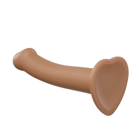 Strap On Me Silicone Dual Density Bendable Dildo Small Caramel - Adult Planet - Online Sex Toys Shop UK