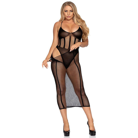 Leg Avenue Net Bodysuit And Matching Skirt UK 6 to 12 - Adult Planet - Online Sex Toys Shop UK