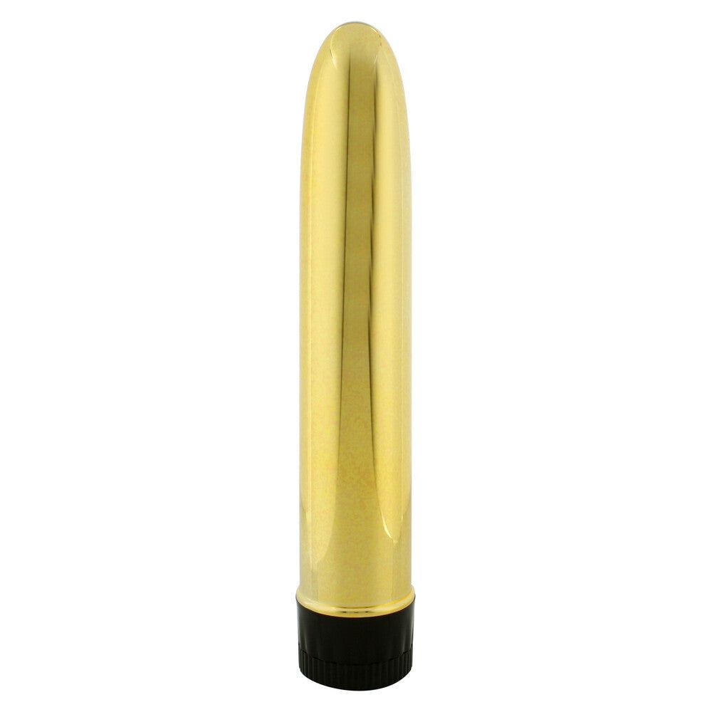 Slimline Smooth Multi Speed Vibrator Gold - Adult Planet - Online Sex Toys Shop UK