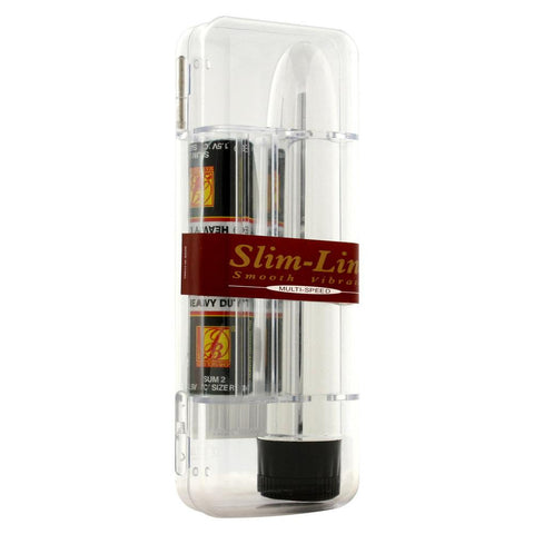 Slimline Smooth Multi Speed Vibrator Silver - Adult Planet - Online Sex Toys Shop UK