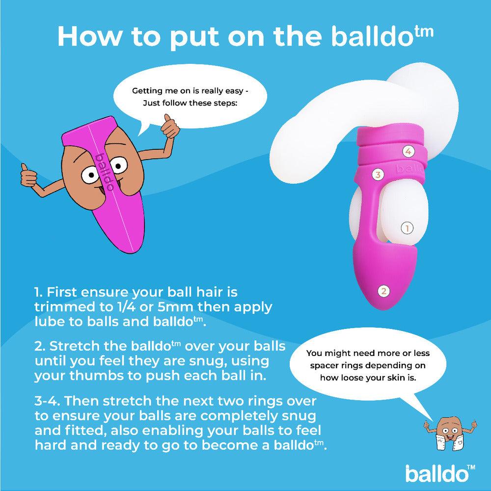 Balldo The Worlds First Ball Dildo Purple - Adult Planet - Online Sex Toys Shop UK