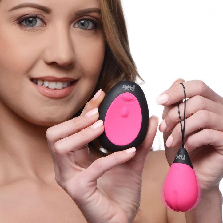 10X Silicone Vibrating Egg Pink - Adult Planet - Online Sex Toys Shop UK