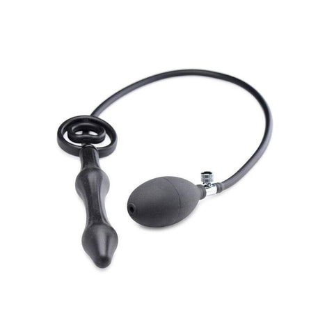 Master Series Devils Rattle Inflatable Anal Plug With Cock Ring - Adult Planet - Online Sex Toys Shop UK