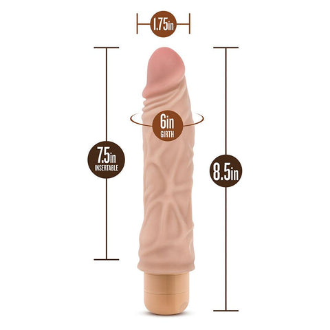 Dr. Skin Cock Vibe 10 Vibrating Dildo 8.5 Inches - Adult Planet - Online Sex Toys Shop UK