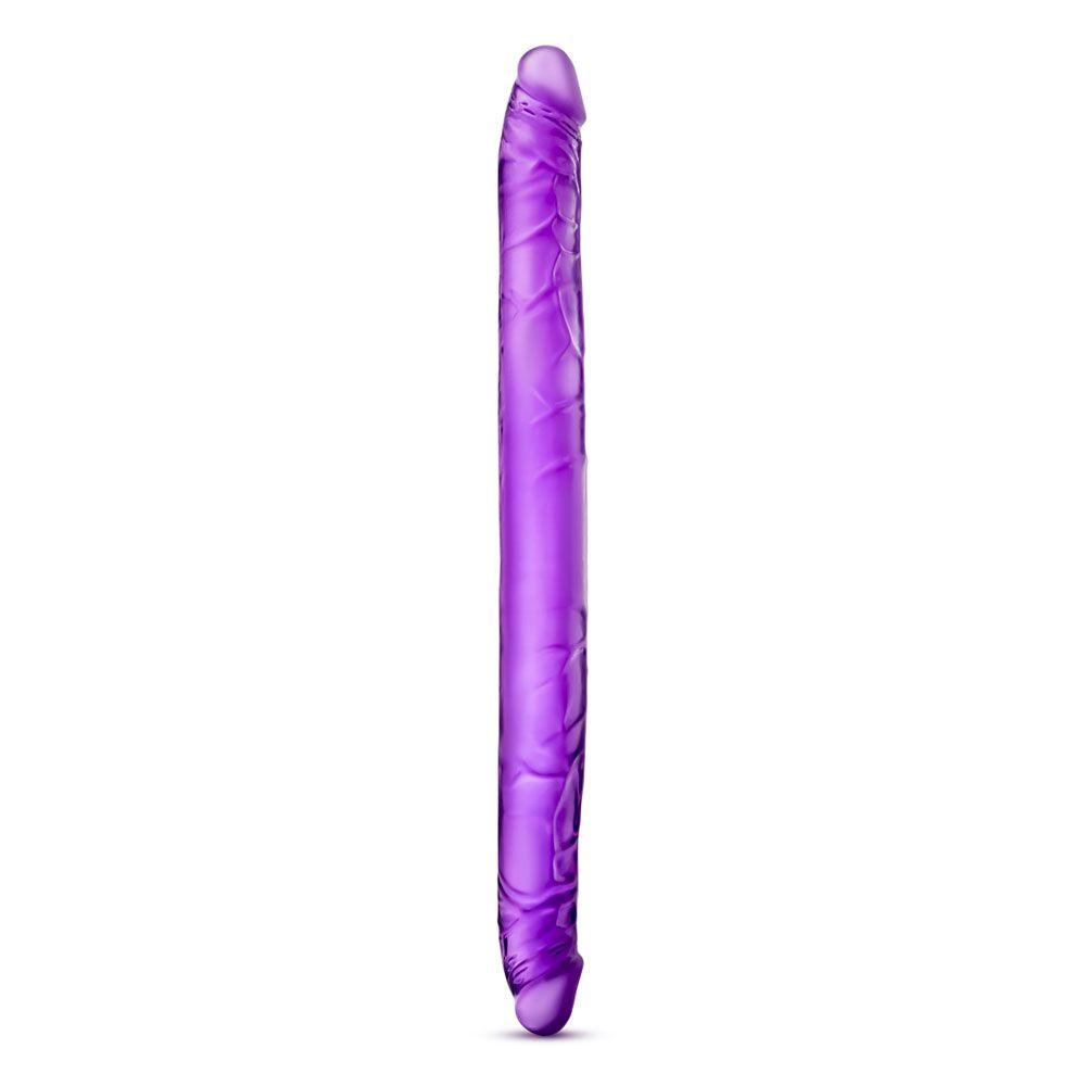 B Yours 16 Inch Purple Double Dildo - Adult Planet - Online Sex Toys Shop UK