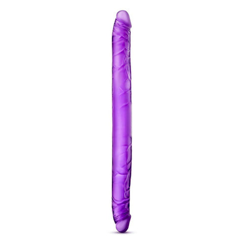 B Yours 16 Inch Purple Double Dildo - Adult Planet - Online Sex Toys Shop UK