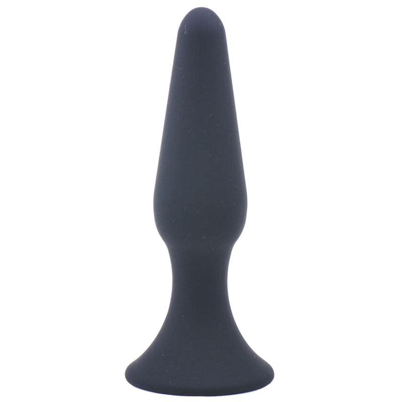 Medium Classic Black Silicone Butt Plug - Adult Planet - Online Sex Toys Shop UK