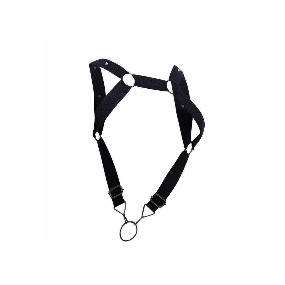 Male Basics Dngeon Straight Back Harness With Cockring - Adult Planet - Online Sex Toys Shop UK