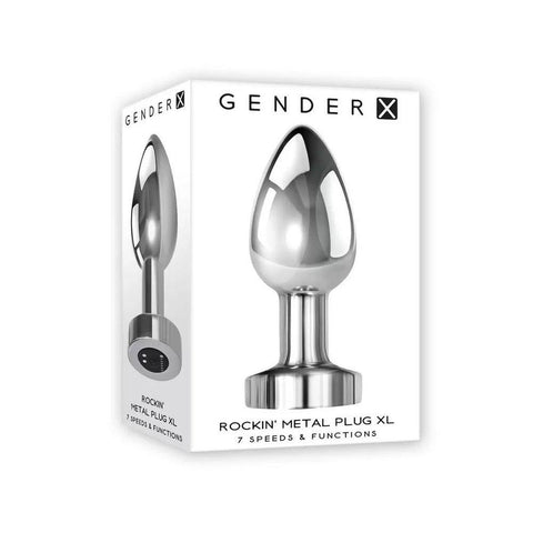 Gender X Rockin Metal Anal Plug XL - Adult Planet - Online Sex Toys Shop UK