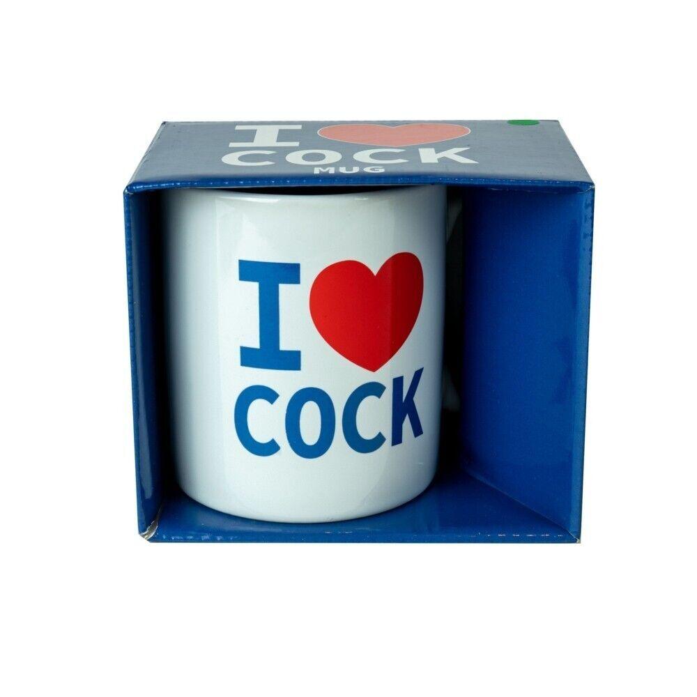 White I Love Cock Mug - Adult Planet - Online Sex Toys Shop UK