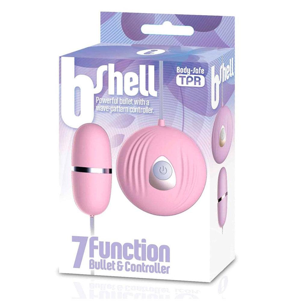 The BShell 7 Function Bullet Vibe Pink - Adult Planet - Online Sex Toys Shop UK
