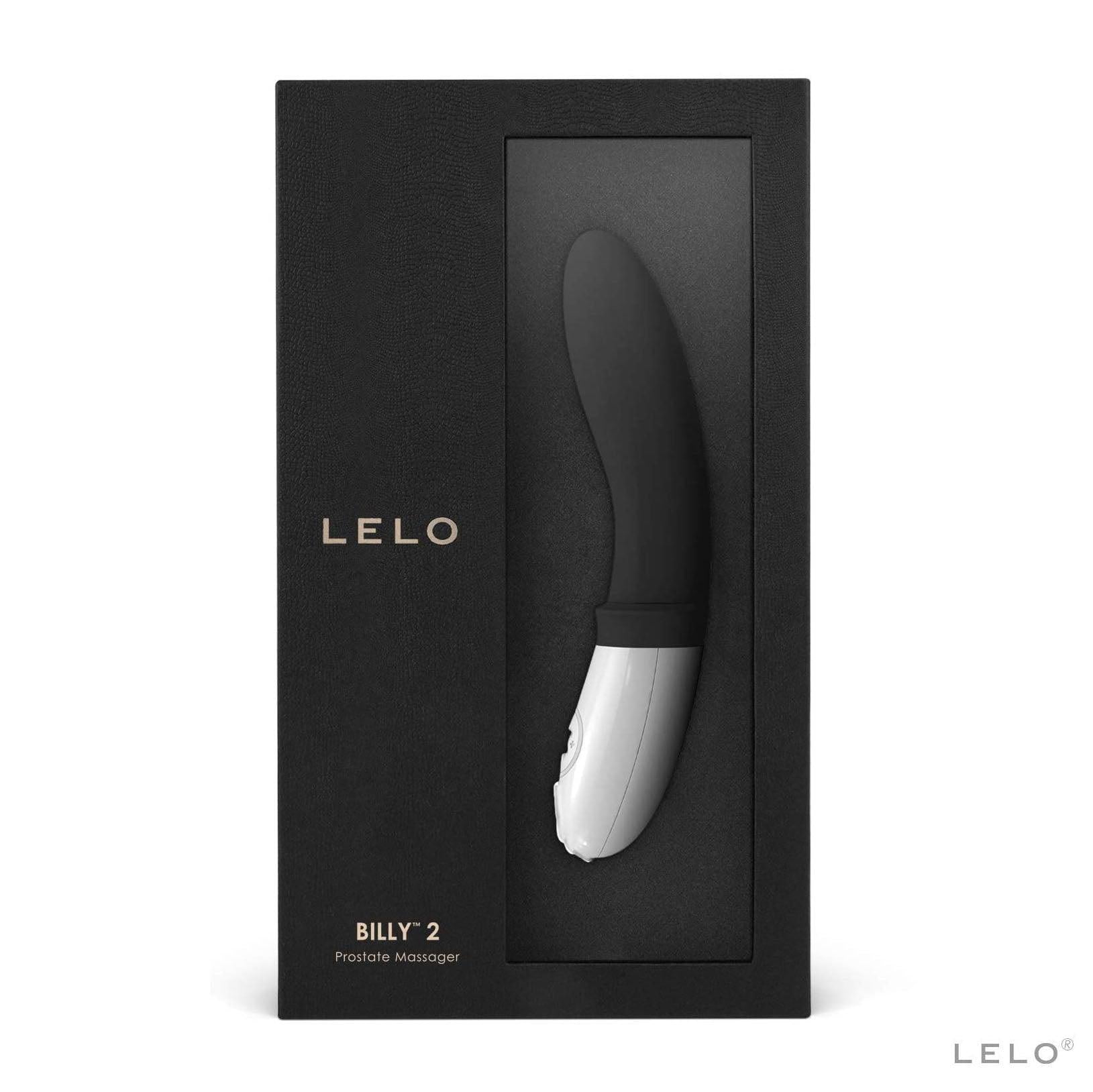 Lelo Billy 2 Deep Black Luxury Rechargeable Prostate Massager - Adult Planet - Online Sex Toys Shop UK