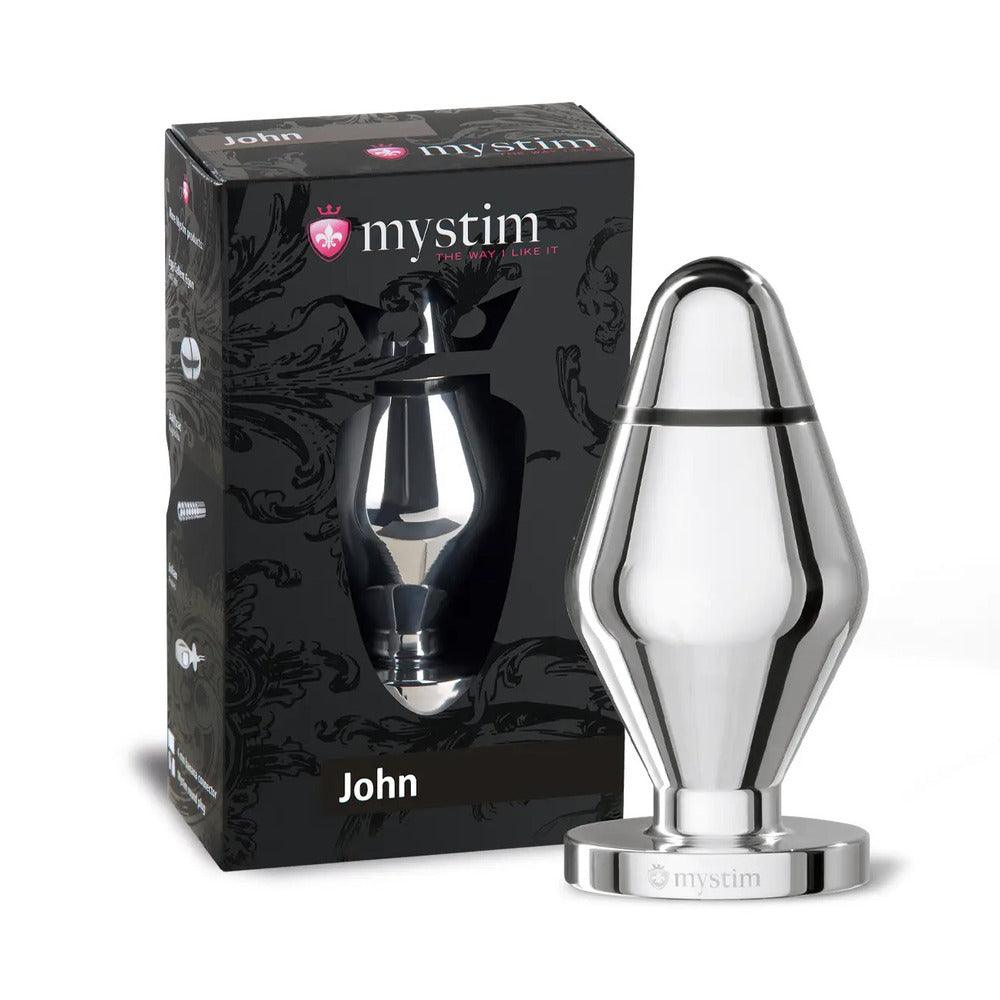 MyStim John Aluminium Butt Plug - Adult Planet - Online Sex Toys Shop UK