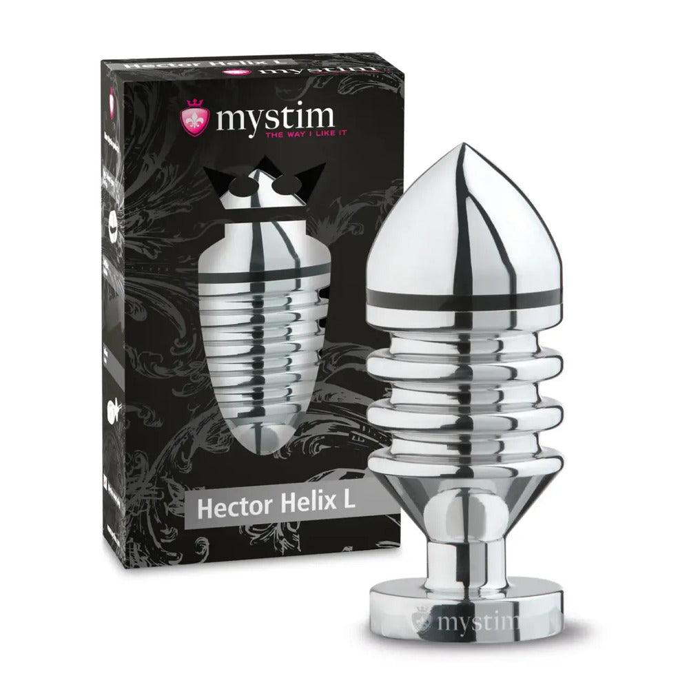 MyStim Hector Helix Large Aluminium Butt Plug - Adult Planet - Online Sex Toys Shop UK