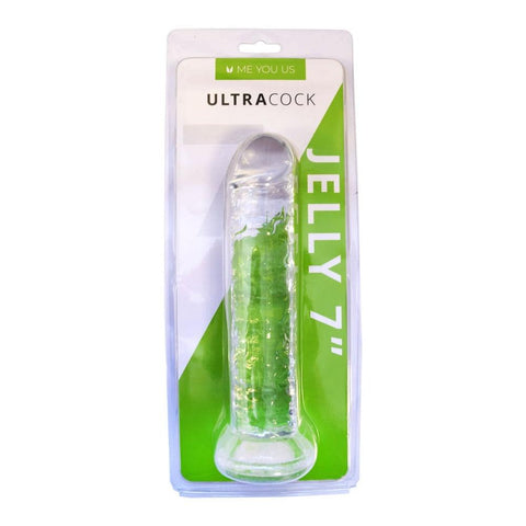 Me You Us Ultra Cock Clear Jelly 7 Inch Dong - Adult Planet - Online Sex Toys Shop UK