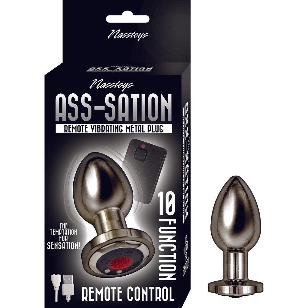 Ass Sation Remote Vibrating Butt Plug Black - Adult Planet - Online Sex Toys Shop UK