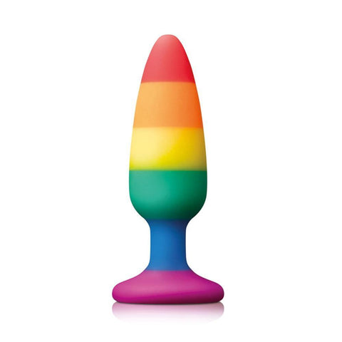 Pride Pleasure Plug Rainbow Medium - Adult Planet - Online Sex Toys Shop UK