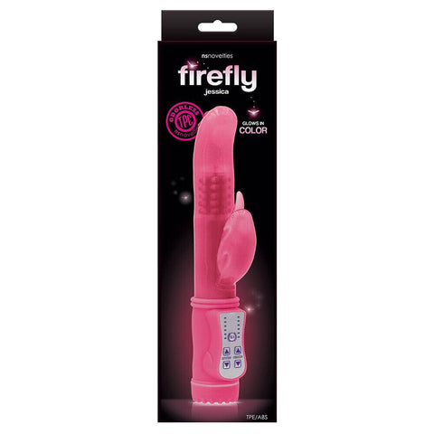 Firefly Jessica Glow Rabbit Vibrator - Adult Planet - Online Sex Toys Shop UK