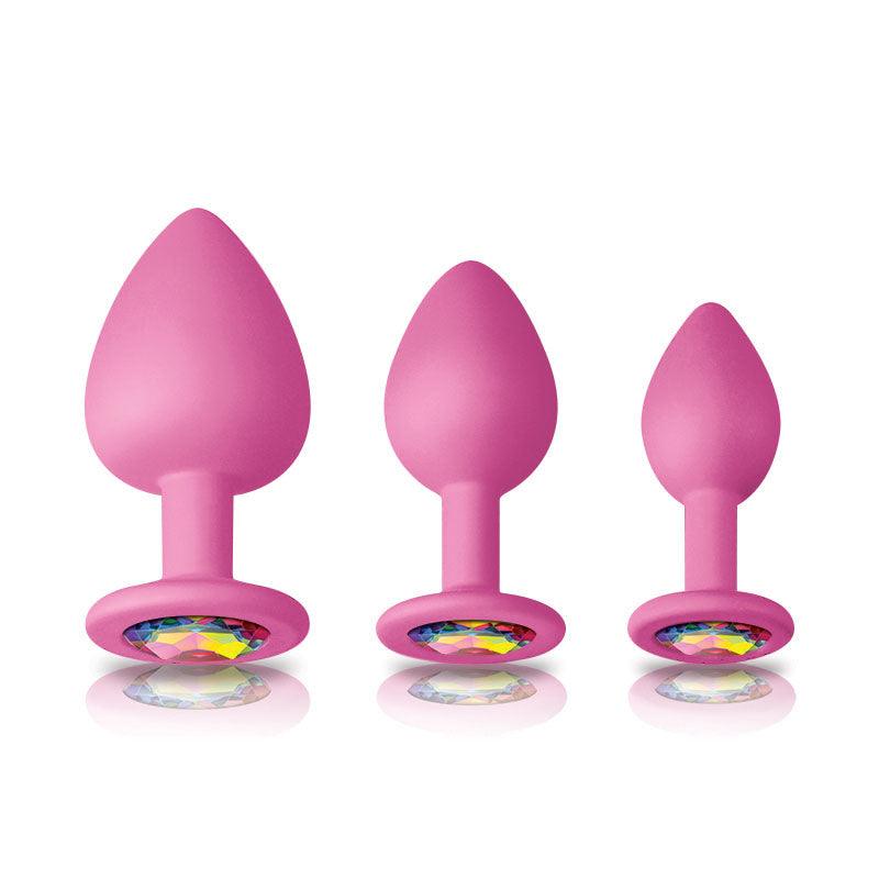 Glams Pink Spades Anal Trainer Kit - Adult Planet - Online Sex Toys Shop UK