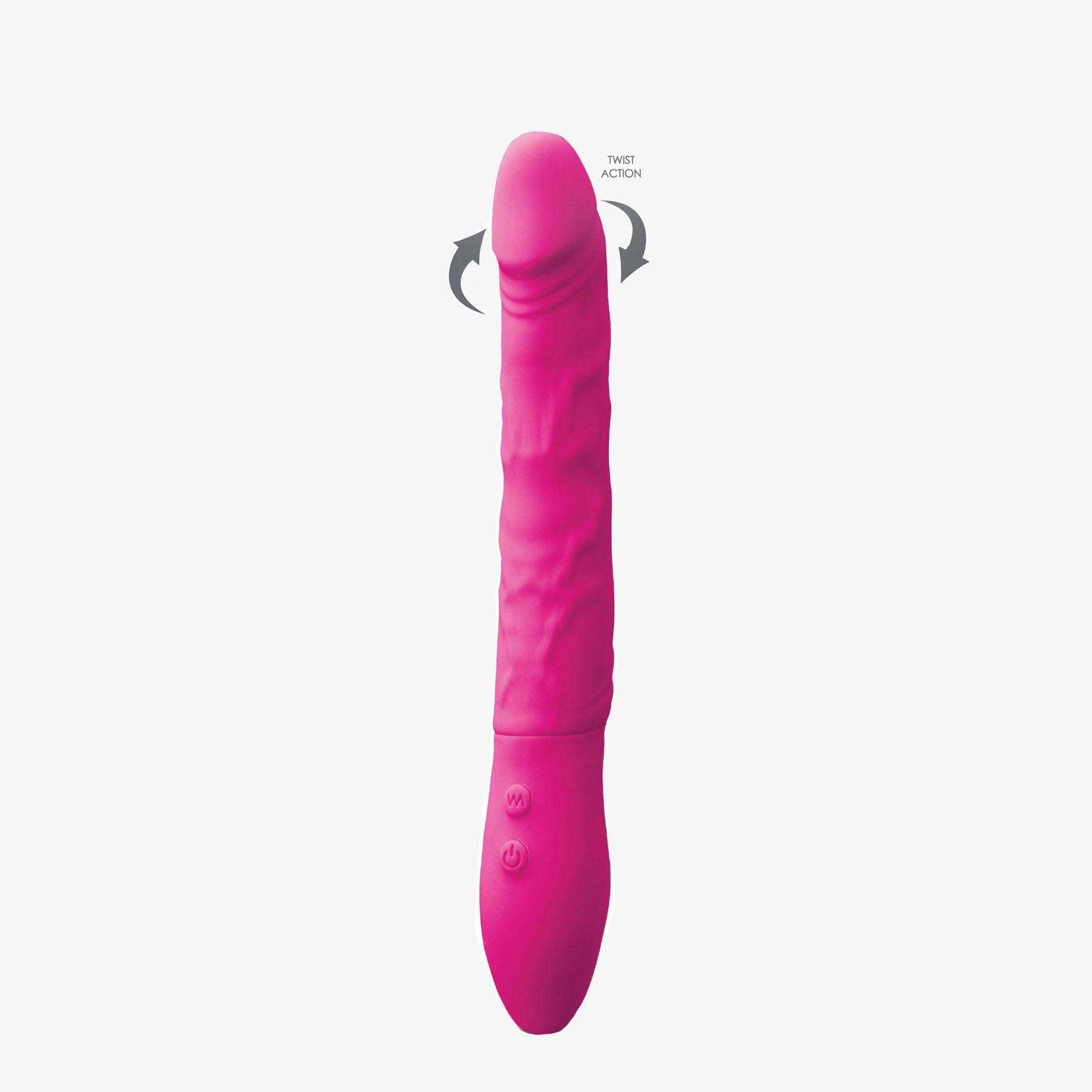 Inya Rechargeable Petite Twister Vibe Pink - Adult Planet - Online Sex Toys Shop UK