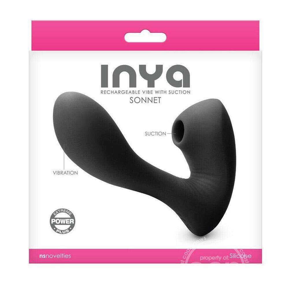 Inya Sonnet Rechargeable Vibrator With Clitoral Stimulation - Adult Planet - Online Sex Toys Shop UK