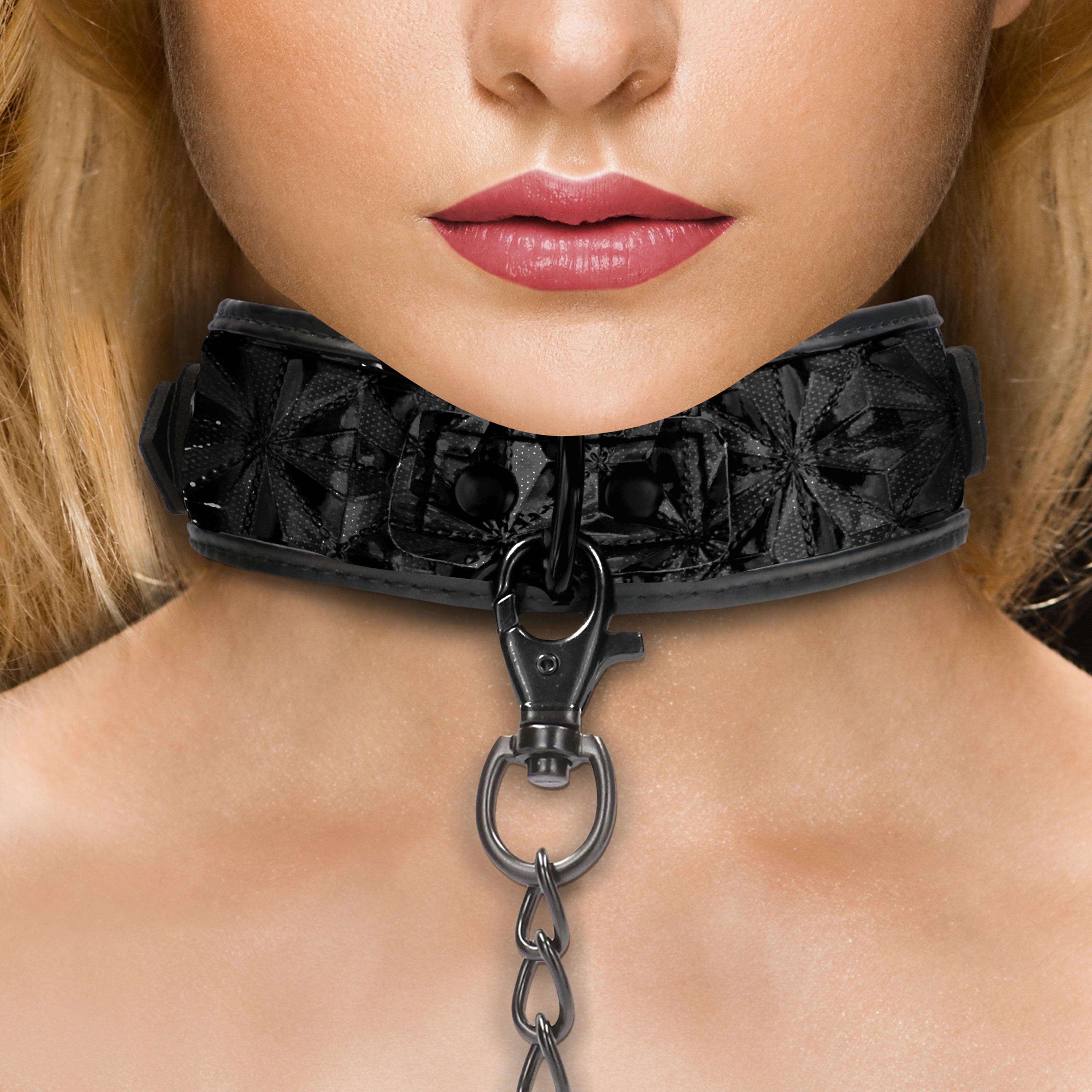 Ouch Luxury Collar With Leash - Adult Planet - Online Sex Toys Shop UK