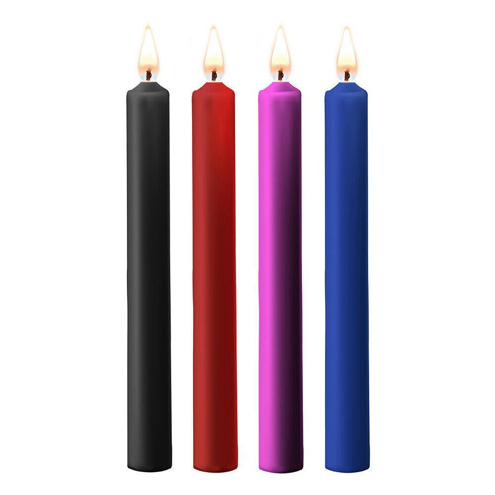 Teasing Wax Candles 4 Pack Large - Adult Planet - Online Sex Toys Shop UK