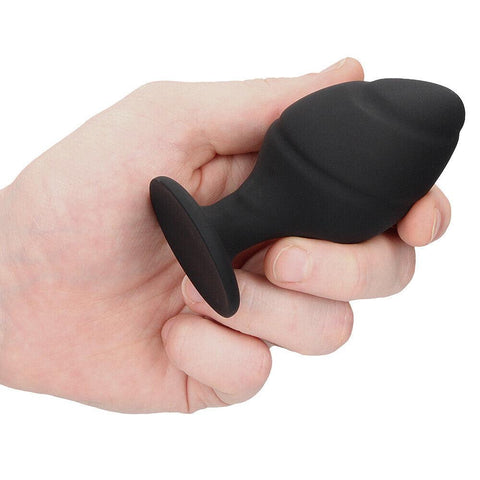 Ouch Silicone Swirled Butt Plug Set Black - Adult Planet - Online Sex Toys Shop UK