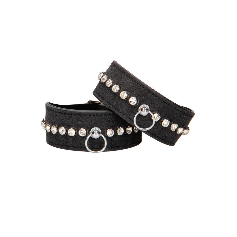 Ouch Diamond Studded Wrist Cuffs - Adult Planet - Online Sex Toys Shop UK