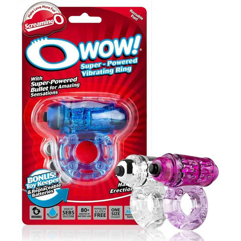 Screaming O Wow Vibrating Cock Ring - Adult Planet - Online Sex Toys Shop UK