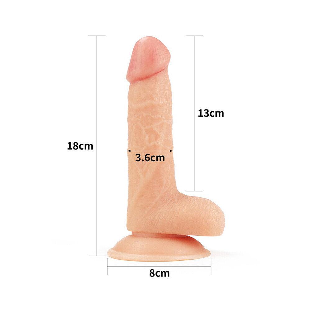 Lovetoy 7 Inch The Ultra Soft Dude Dildo - Adult Planet - Online Sex Toys Shop UK