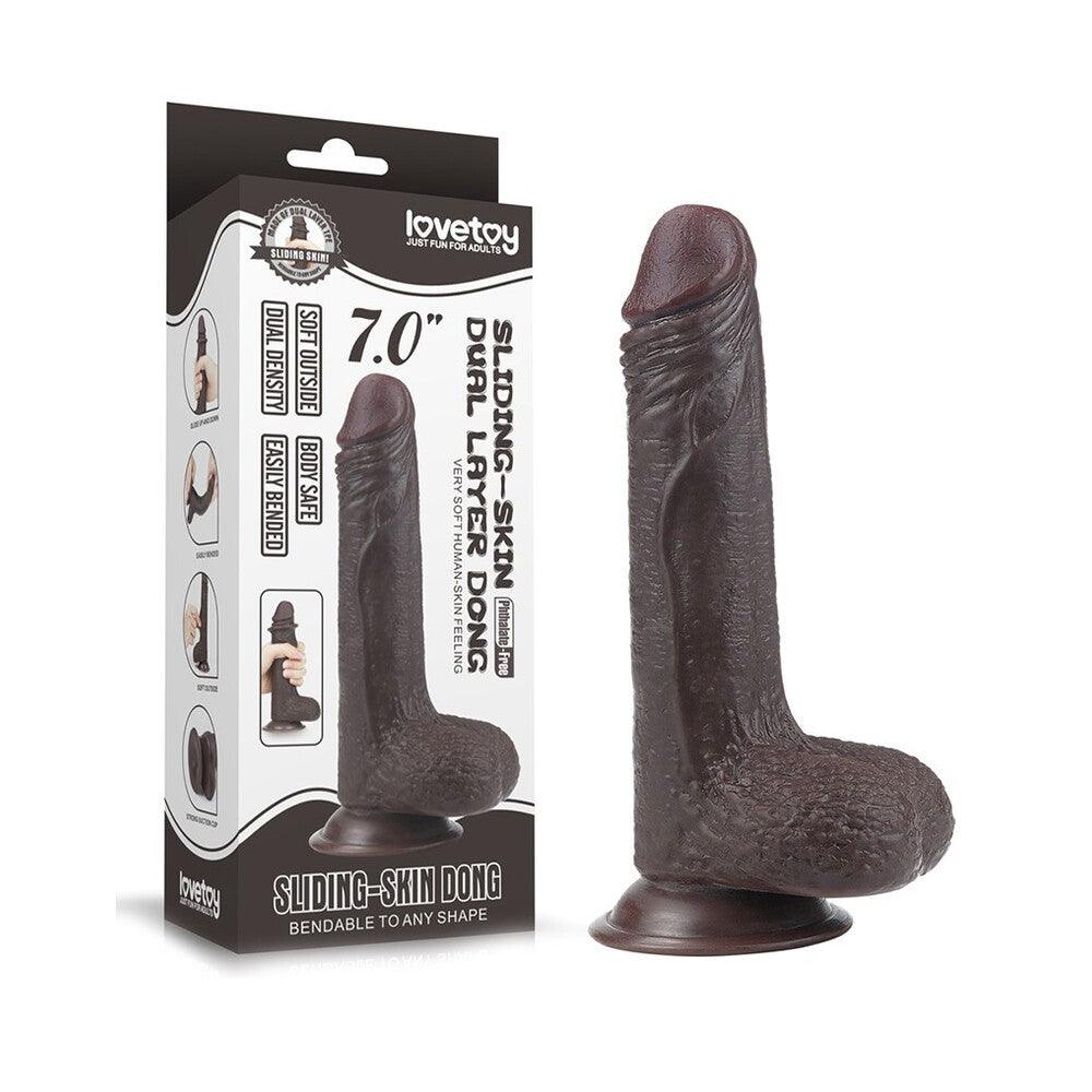 Lovetoy Sliding Skin 7 Inch Dong - Adult Planet - Online Sex Toys Shop UK