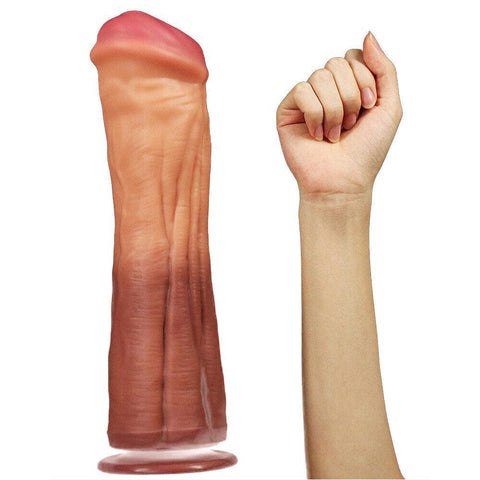Lovetoy 12 Inch Dual Layered Silicone Horse Cock - Adult Planet - Online Sex Toys Shop UK
