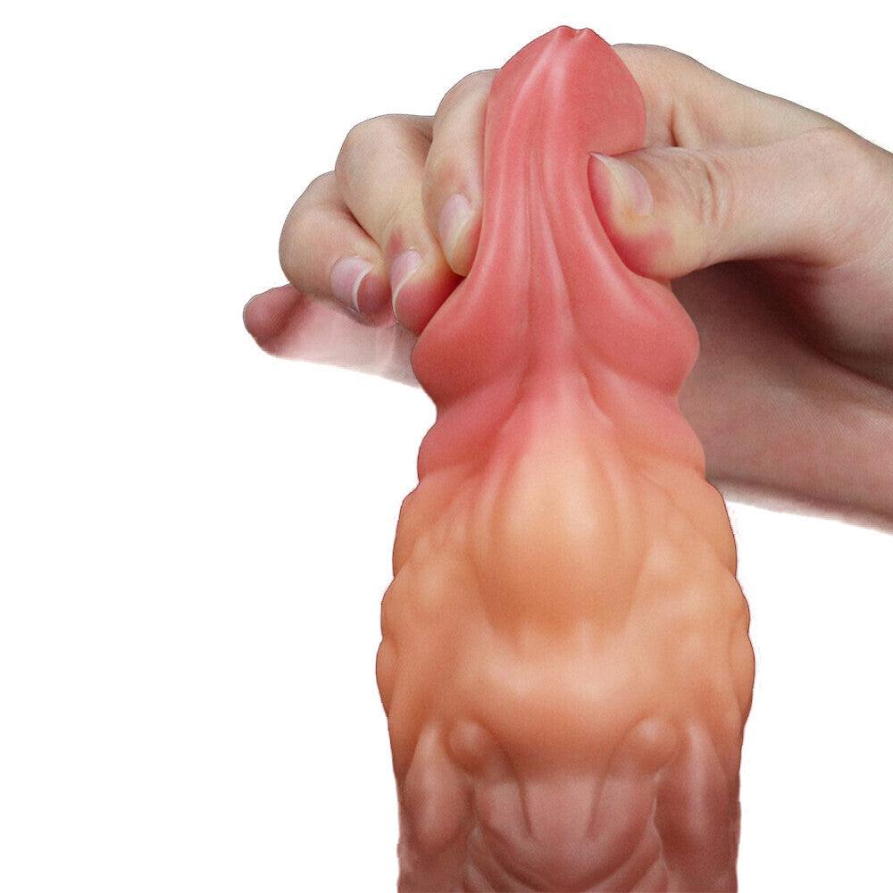 Lovetoy 7 Inch Dual Layered Silicone Cock - Adult Planet - Online Sex Toys Shop UK