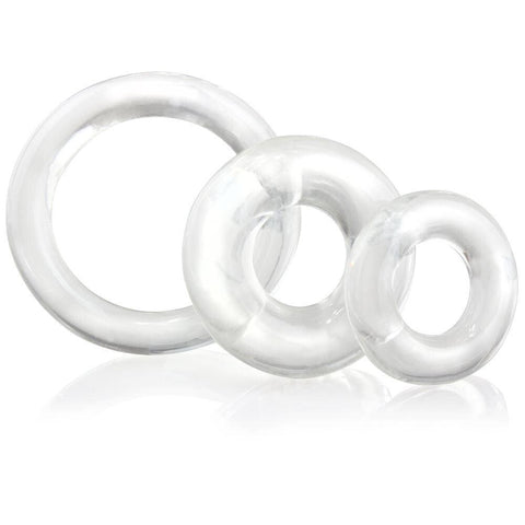 Screaming O RingO x3 Clear Cock Rings - Adult Planet - Online Sex Toys Shop UK