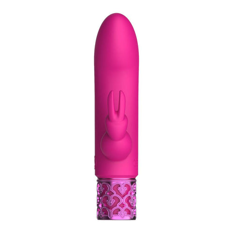 Royal Gems Dazzling Rechargeable Rabbit Bullet Pink - Adult Planet - Online Sex Toys Shop UK