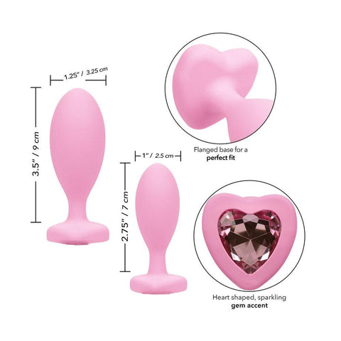 First Time Crystal Booty Duo Butt Plugs - Adult Planet - Online Sex Toys Shop UK