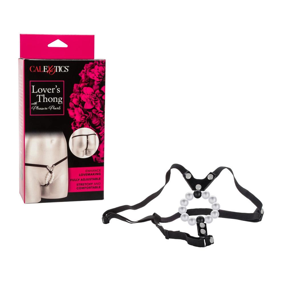 Lovers Thong With Pleasure Pearls - Adult Planet - Online Sex Toys Shop UK