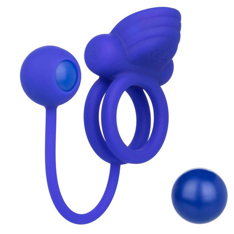 Rechargeable Dual Rockin Rim Enhancer Cock Ring - Adult Planet - Online Sex Toys Shop UK