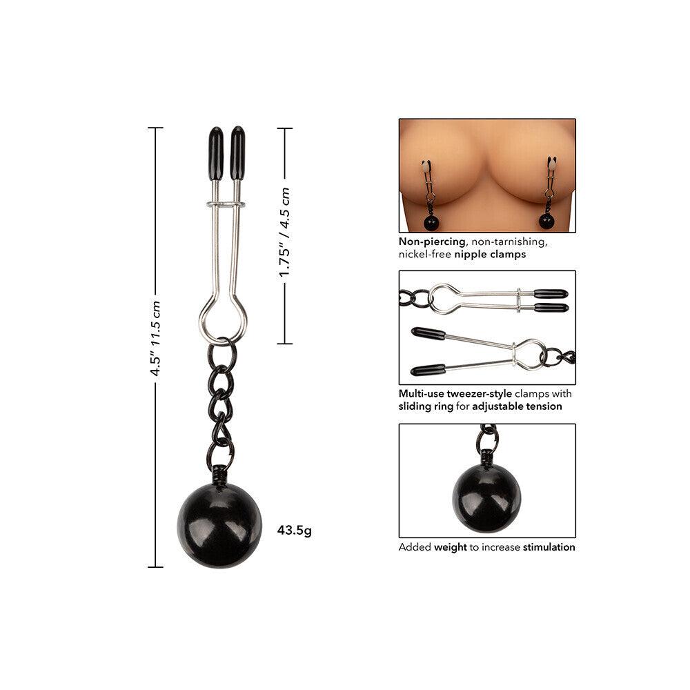 Nipple Grips Weighted Tweezer Nipple Clamps - Adult Planet - Online Sex Toys Shop UK